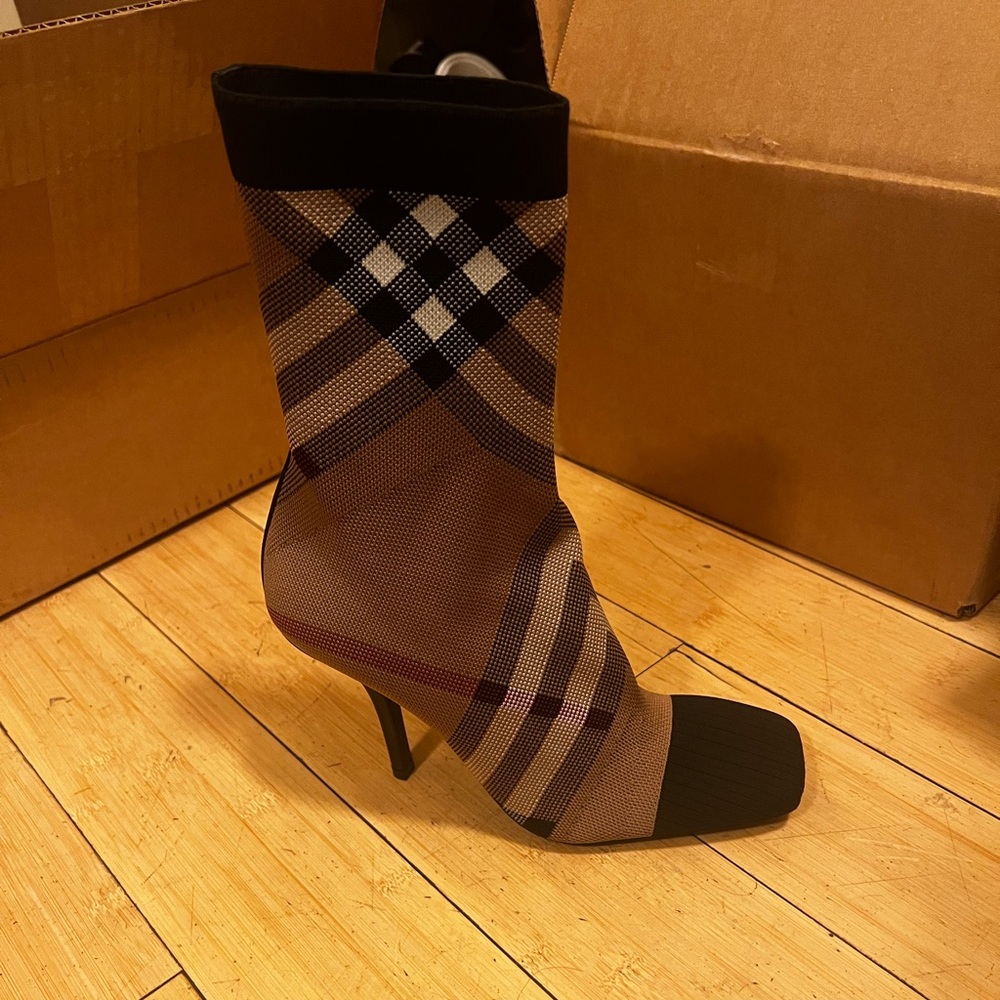 Burberry ankle sock boots-brand new.